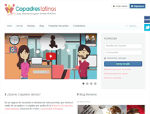 Tablet Screenshot of copadreslatinos.com
